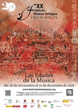 Cartel del Festival de Música Antigua de Úbeda y Baeza
