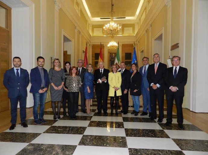 Reunión de alcaldes de Ciudades Patrimonbio en Cáceres