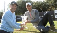 Nadal aventaja a Olazábal en la primera jornada del torneo solidario