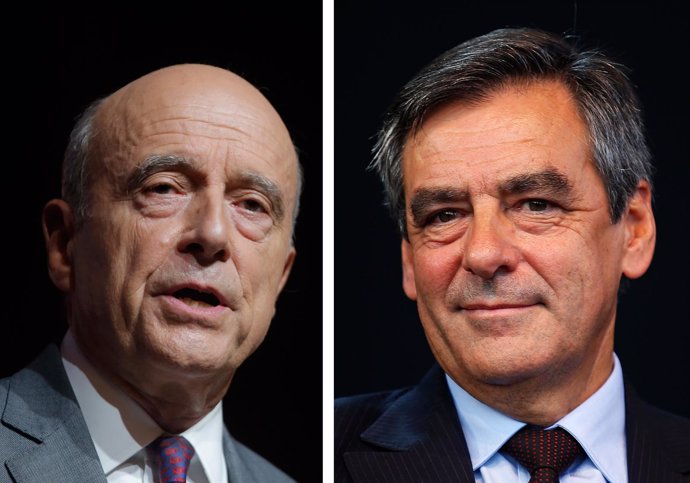 Juppé y Fillon, candidatos en la segunda vuelta de las primarias