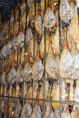 Estudio sobre el proceso de curación del jamón ibérico