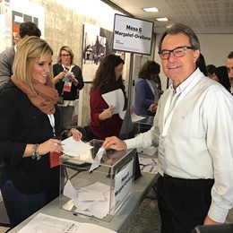 El presidente de PDECAT y expresidente de la Generalitata, Artur Mas