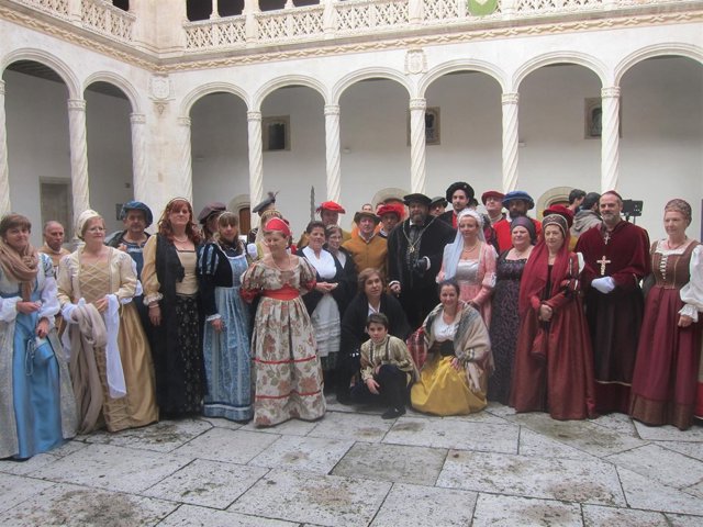 El equipo de rodaje de la serie 'Carlos V: Los viajes del Emperador' 