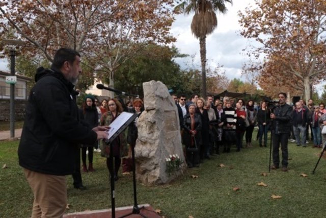 Momento de la inauguración del parque