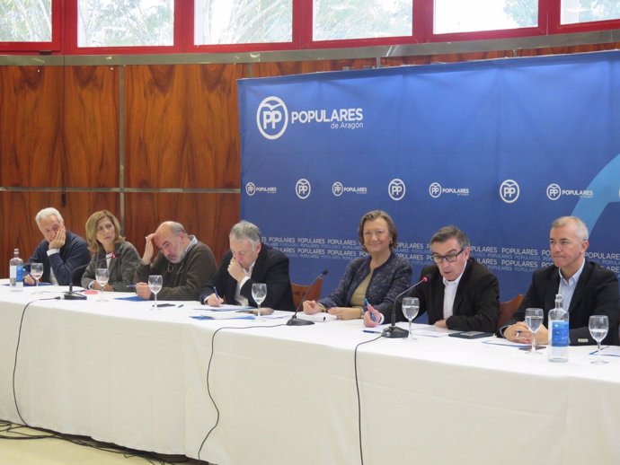 Reunión de representantes del PP en Calatayud