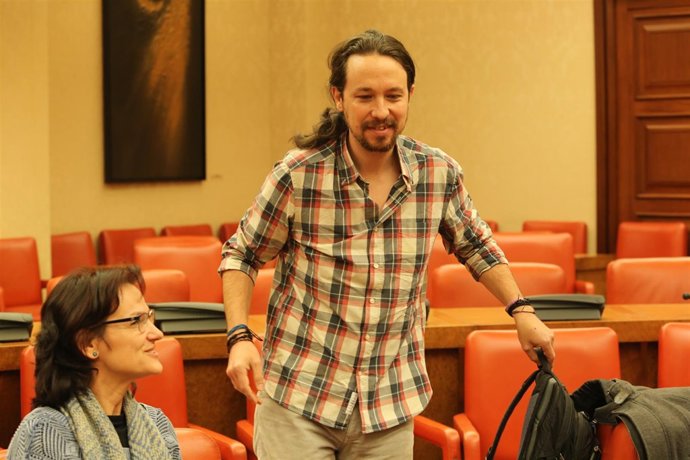 Pablo Iglesias en una comisión del Congreso
