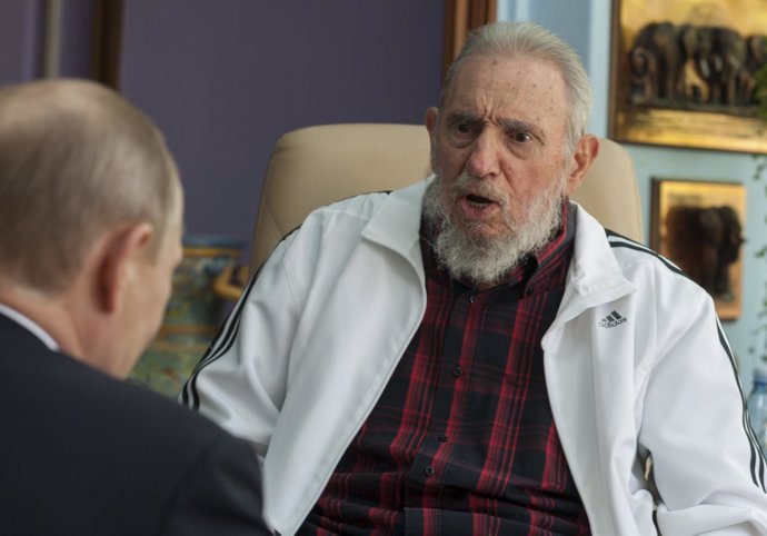 El expresidente cubano Fidel Castro se reúne con Putin