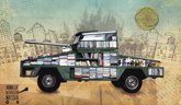Foto: 'Arma de Instrucción Masiva': El tanque que lleva libros a los barrios humildes de Argentina