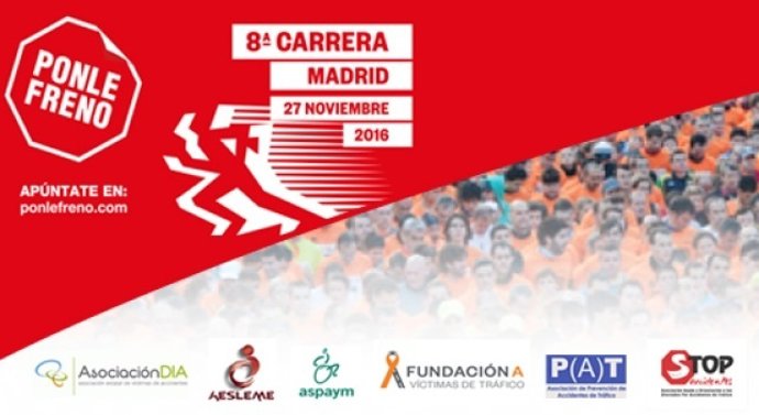 Cartel Carrera Ponle Freno