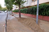 Urbanismo acomete las obras de reurbanización de calle Esperanza de la Trinidad (Sevilla)