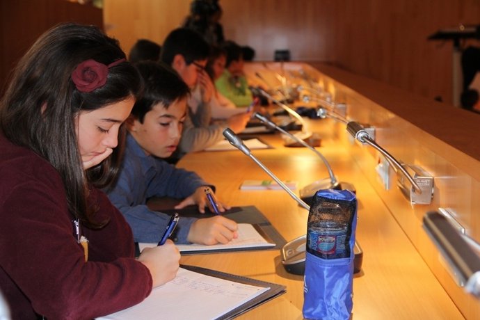 Pleno infantil de 2015 de la Diputación de Málaga