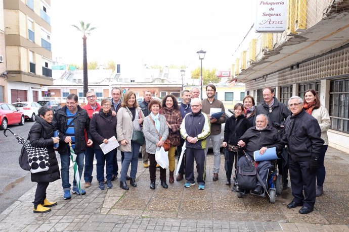 Iniciativa de la Gerencia de Urbanismo de Sevilla con vecinos de San Jerónimo