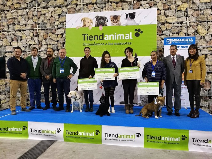 Ganadores de la 'Mascotada' del quinto salón del animal de compañía de Málaga