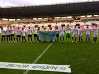 Minuto de silencio en Las Gaunas por las víctimas fallecidas por violencia de género