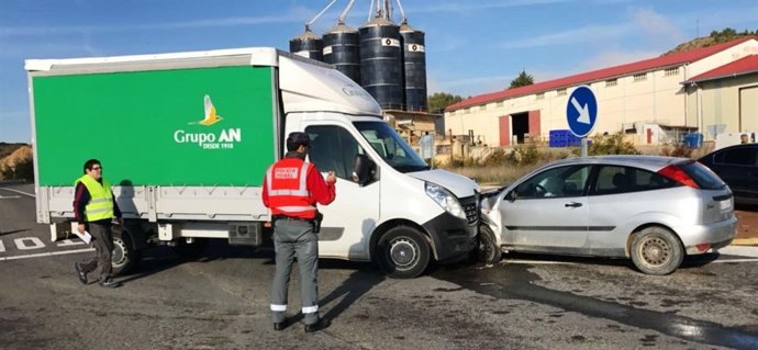 Accidente en Murillo el Fruto.