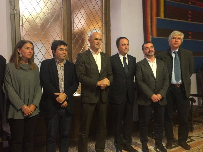 Firma del acuerdo marco de instituciones catalanas de cooperación por el Líbano