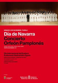 Tudela celebrará el Día de Navarra con un concierto del Orfeón Pamplonés