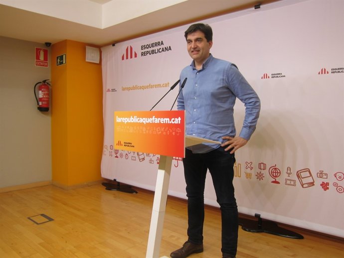 El portavoz de ERC, Sergi Sabrià