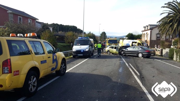 Accidente mortal en Tapia de Casariego. 