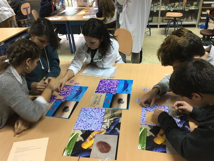 Jornada con escolares de ESO