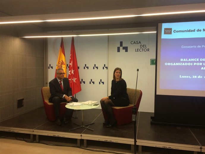 Carlos Izquierdo durante la presentación del balance 'Los desayunos de Agencia'