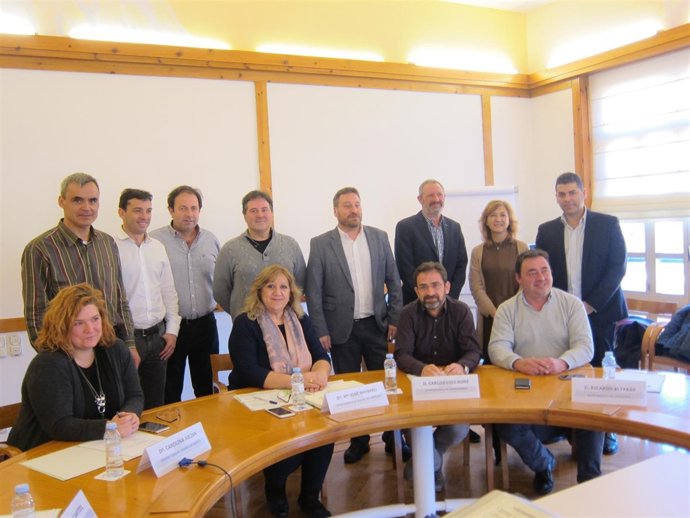 Soro con los alcaldes de los pueblos aragoneses más bonitos 