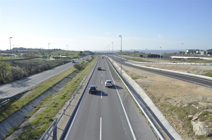 Tercer carril de la M607               