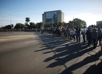 Cuba.- Colas de varias horas para acceder al memorial de Fidel Castro en La Habana