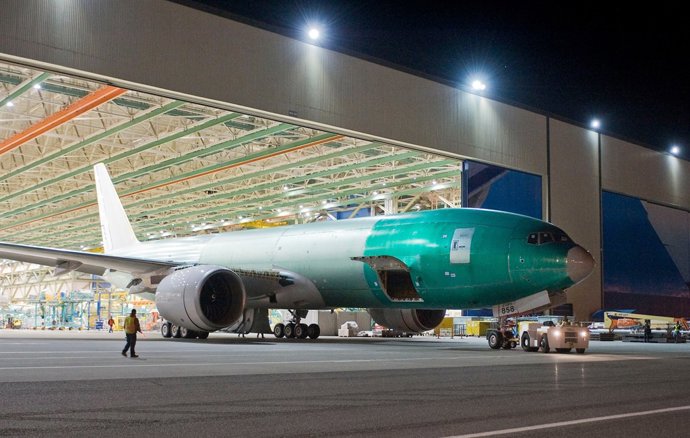 Producción del 777 de Boeing