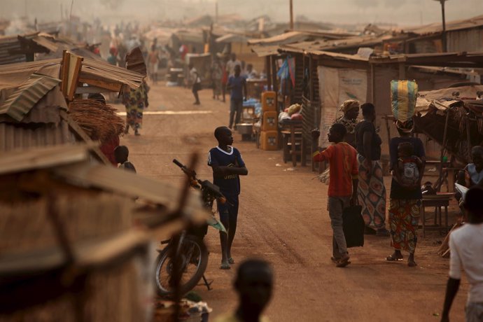 Desplazados por la violencia en República Centroafricana
