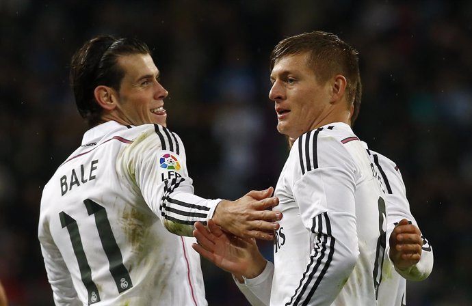 Gareth Bale y Toni Kroos, jugadores del Real Madrid