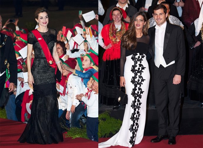 REINA LETIZIA, SARA CARBONERO E IKER CASILLAS