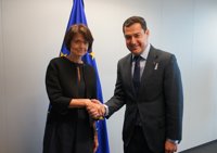 Moreno pide a Bruselas que levante el bloqueo a 468 millones de fondos para Andalucía