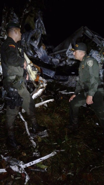 Fotos y vídeos del accidente aéreo del Chapecoense en Colombia
