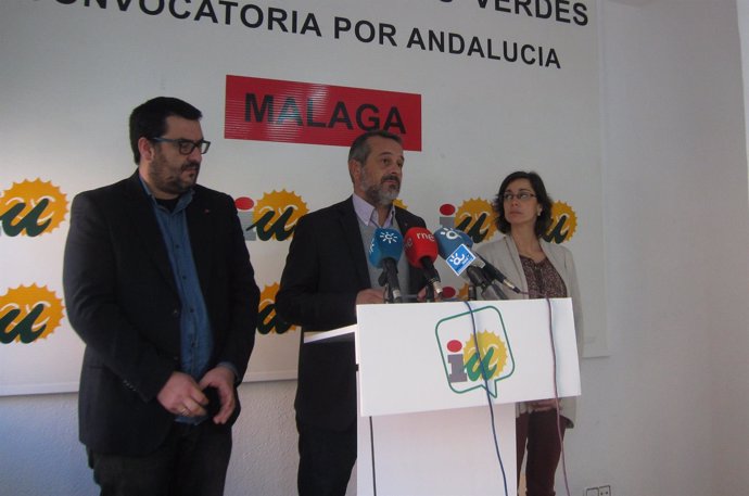 José Antonio Castro en rueda de prensa en Málaga 