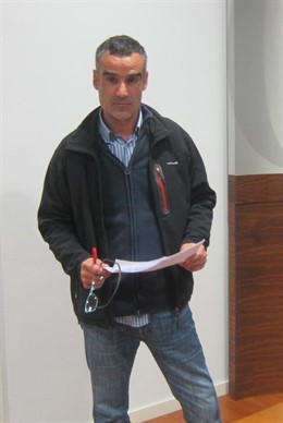 El bombero y delegado deCSI, Miguel Ángel Ordóñez Lorenzana.