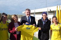 Diputación valora el apoyo del Cádiz CF y Carbures al fútbol femenino