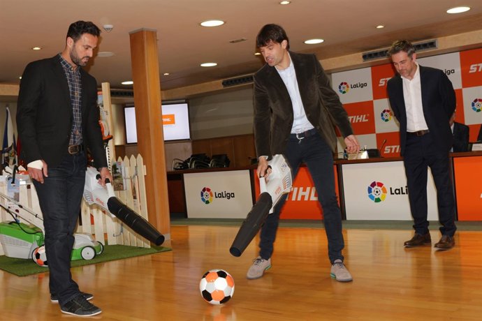 Fernando Morientes y Kiko en un acto en LaLiga
