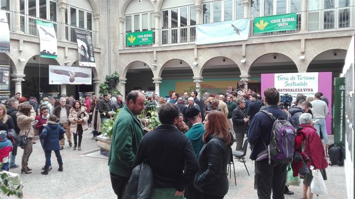Uno de los espacios de la I Feria de Turismo Sostenible 'Naturaleza Viva'.