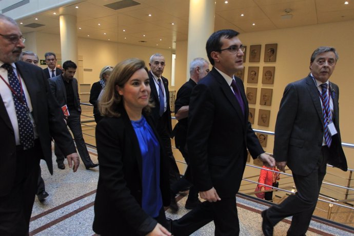 Soraya Sáenz de Santamaría en el Senado