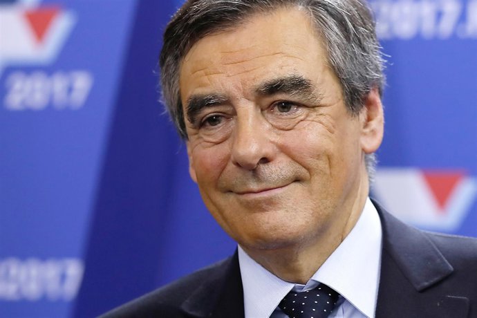 El precandidato presidencial francés François Fillon