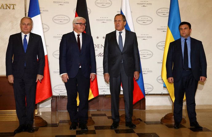 Los ministros de Exteriores del 'cuarteto de Normandía', reunidos en Minsk