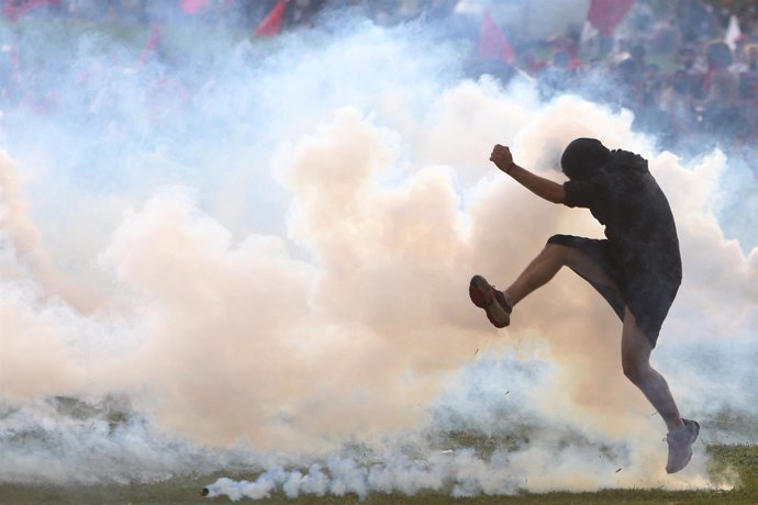 Protestas en Brasilia contra los recortes