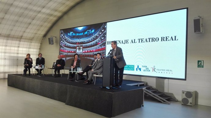 Celebración del 200 aniversario del Teatro Real de Madrid en la Casa del Lector