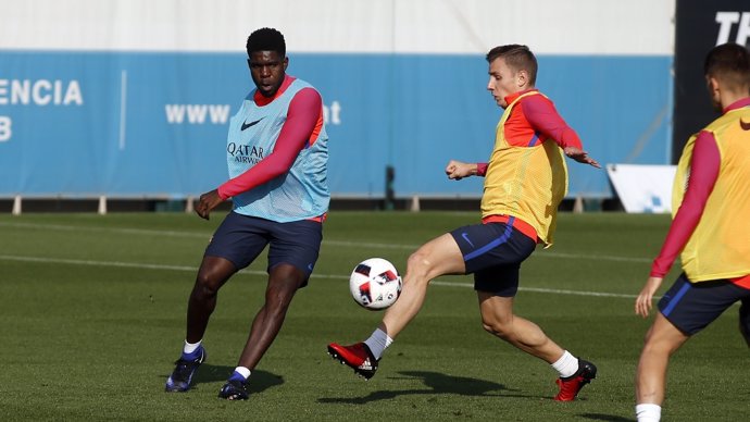 Samuel Umtiti y Lucas Digne