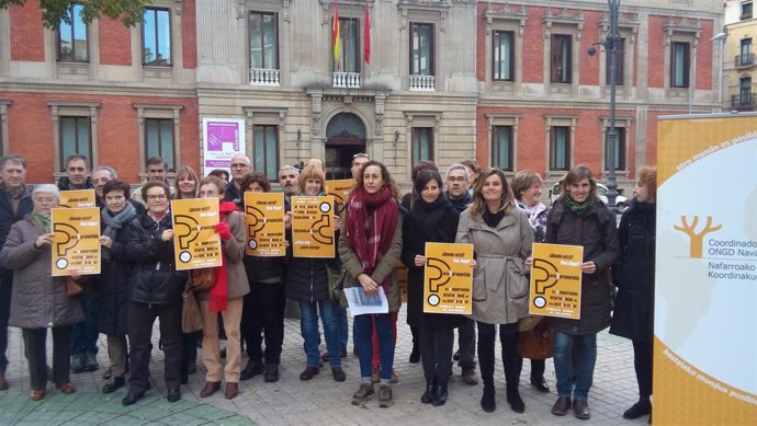 La coordinadora de ONGD de Navarra muestra su "rechazo" a los Presupuestos 2017