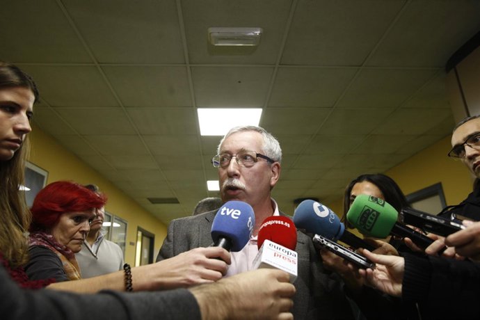 El secretario general de CCOO, Ignacio Fernández Toxo