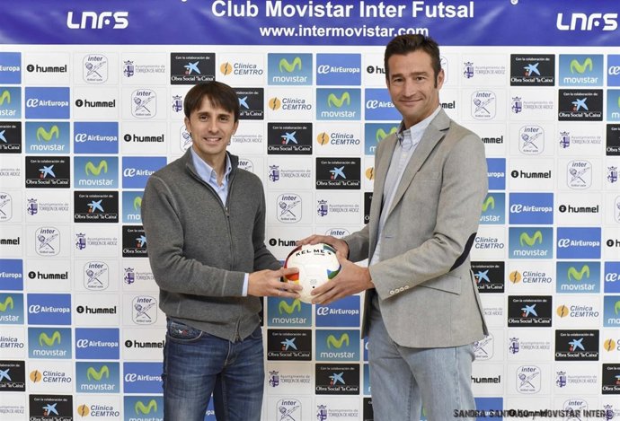 César Muñoz con Javier Lorente