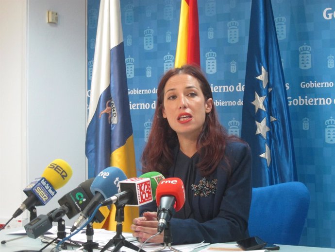 Patricia Hernández, en rueda de prensa
