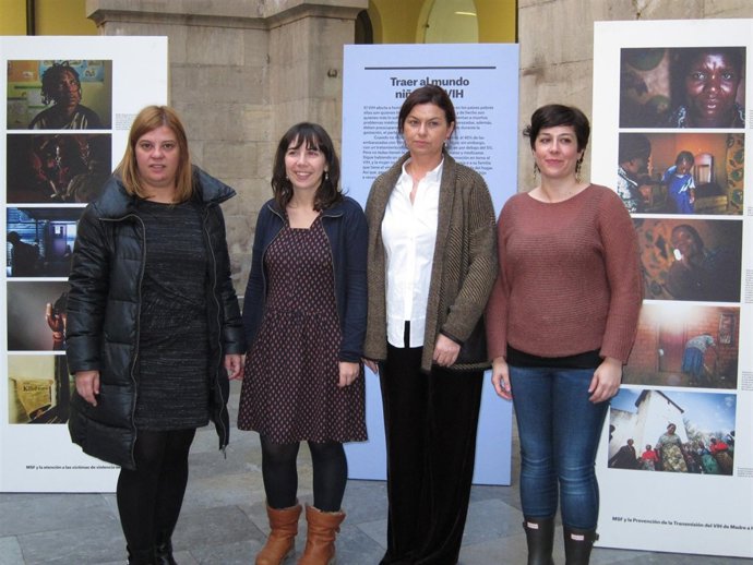 Presentación de la exposición de MSF en Gijón. 